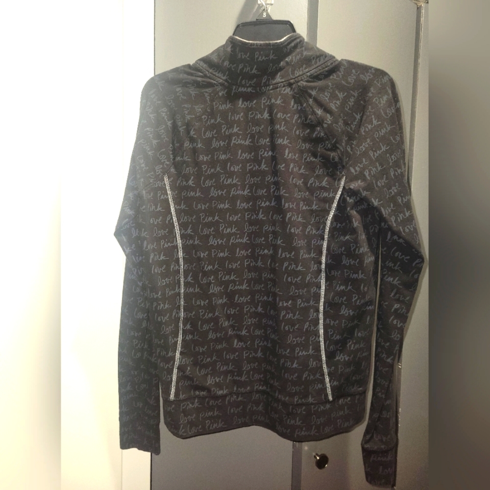 PINK Victoria Secret 1/2 Zip Long Sleeve Yoga top